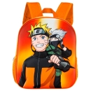 Small 3D Rucksack Naruto Action. Naruto Vorschulrucksack mit 3D Frontrelief. Hauptfach mit Reißverschluss und Innenfutter. Zwei Mesh-Seitentaschen.